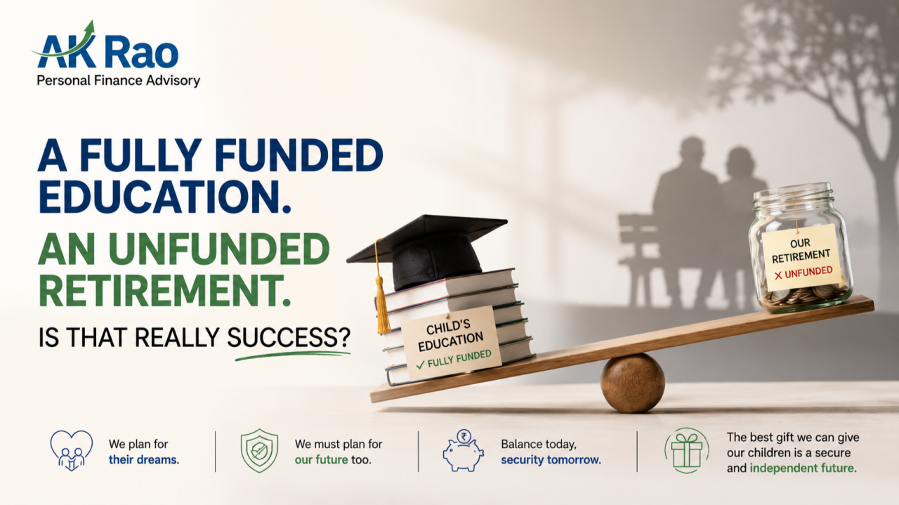 A fully funded education, an unfunded retirement